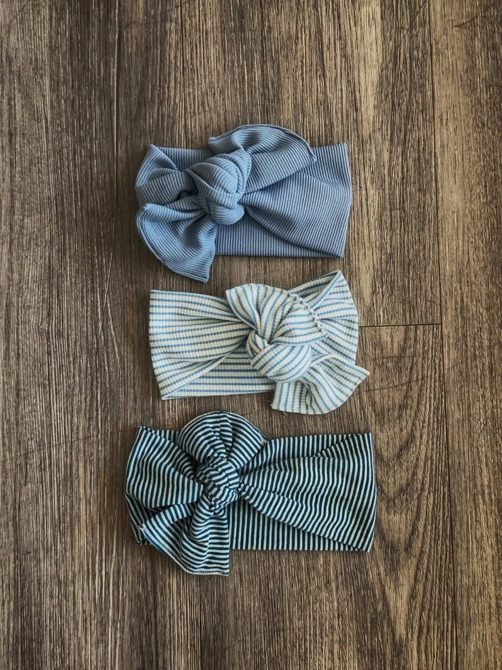 Chunky Bow Baby Headband Set Of 3